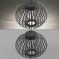 19304-18 AKUBA LAMPA STOŁOWA/ZEWNĘTRZNA BEZPRZEWODOWA CZARNY