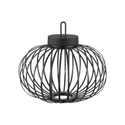 19304-18 AKUBA LAMPA STOŁOWA/ZEWNĘTRZNA BEZPRZEWODOWA CZARNY