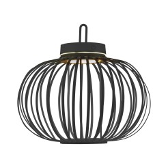 19304-18 AKUBA LAMPA STOŁOWA/ZEWNĘTRZNA BEZPRZEWODOWA CZARNY