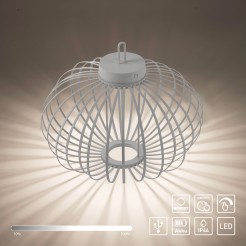 19305-40 AKUBA LAMPA STOŁOWA/ZEWNĘTRZNA BEZPRZEWODOWA SZARY