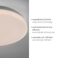 14265-16VE URANUS LAMPA SUFITOWA BIAŁY