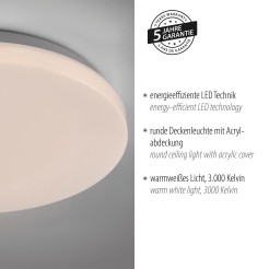 14265-16VE URANUS LAMPA SUFITOWA BIAŁY
