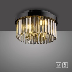 15048-18 KULUNKA LAMPA SUFITOWA CZARNY