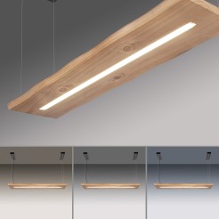 2625-79 PALMA LAMPA WISZĄCA DREWNO/CZARNY