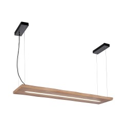 2625-79 PALMA LAMPA WISZĄCA DREWNO/CZARNY