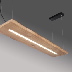 2625-79 PALMA LAMPA WISZĄCA DREWNO/CZARNY