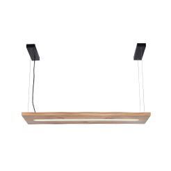 2625-79 PALMA LAMPA WISZĄCA DREWNO/CZARNY
