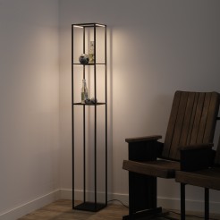 401-18 CONTURA LAMPA PODŁOGOWA CZARNY