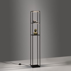 401-18 CONTURA LAMPA PODŁOGOWA CZARNY