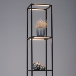 401-18 CONTURA LAMPA PODŁOGOWA CZARNY