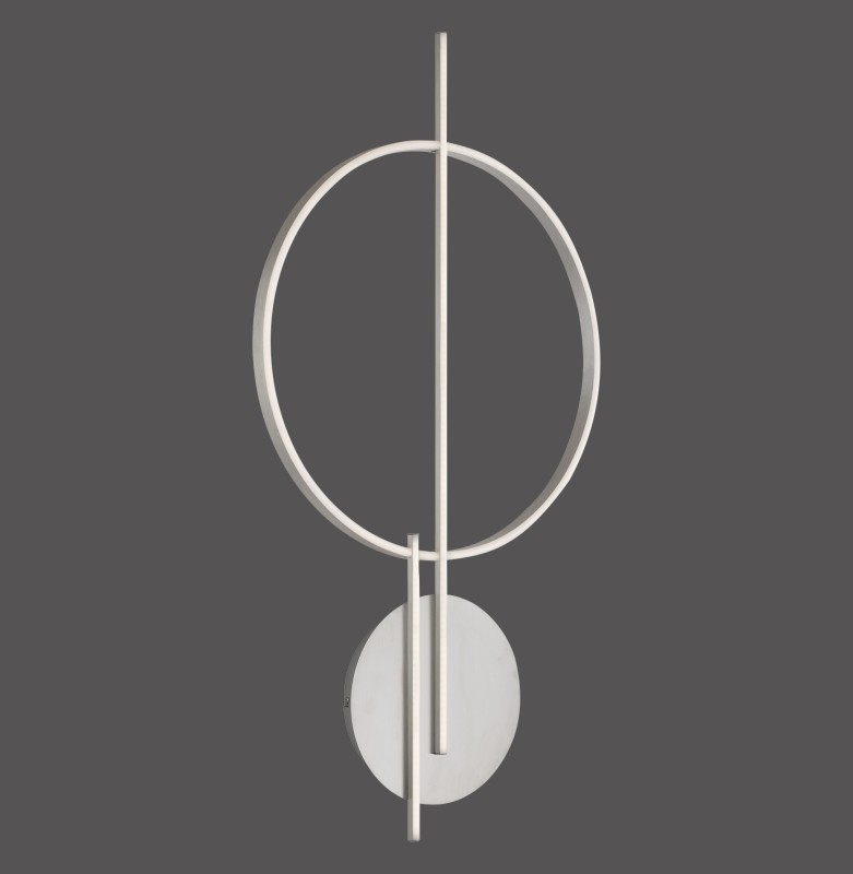 6154-55 Q-ARKOA LAMPA SUFITOWA SREBRNY