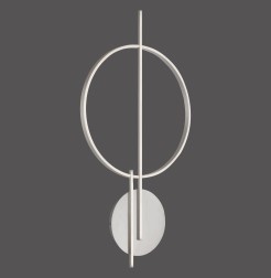 6154-55 Q-ARKOA LAMPA SUFITOWA SREBRNY