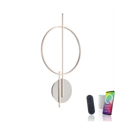 6154-55 Q-ARKOA LAMPA SUFITOWA SREBRNY