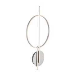 6154-55 Q-ARKOA LAMPA SUFITOWA SREBRNY
