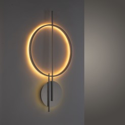 6154-55 Q-ARKOA LAMPA SUFITOWA SREBRNY