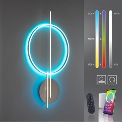 6154-55 Q-ARKOA LAMPA SUFITOWA SREBRNY