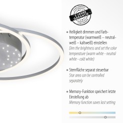 6025-55 YUKI LAMPA SUFITOWA STALOWY
