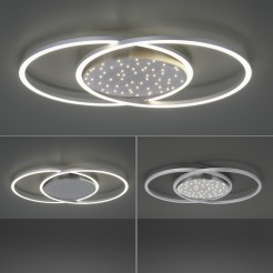 6025-55 YUKI LAMPA SUFITOWA STALOWY