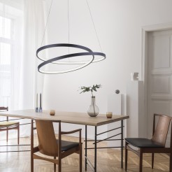 2472-18 ROMAN LAMPA WISZĄCA CZARNY