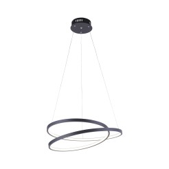 2472-18 ROMAN LAMPA WISZĄCA CZARNY