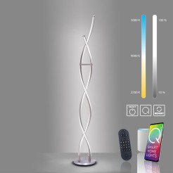 439-55 Q-MALINA LAMPA PODŁOGOWA STALOWY