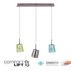2542-70 ZULA LAMPA WISZĄCA MULTIKOLOR