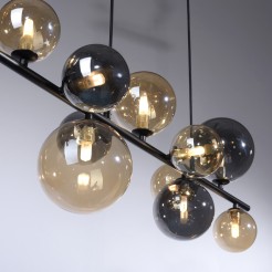 2583-18 POPSICLE LAMPA WISZĄCA SMOKY/BURSZTYN