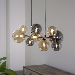 2583-18 POPSICLE LAMPA WISZĄCA SMOKY/BURSZTYN