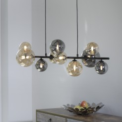 2583-18 POPSICLE LAMPA WISZĄCA SMOKY/BURSZTYN