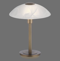4026-11 ENOVA LAMPA STOŁOWA ANTYCZNY MOSIĄDZ