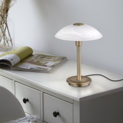 4026-11 ENOVA LAMPA STOŁOWA ANTYCZNY MOSIĄDZ