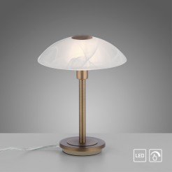 4026-11 ENOVA LAMPA STOŁOWA ANTYCZNY MOSIĄDZ