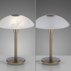 4026-11 ENOVA LAMPA STOŁOWA ANTYCZNY MOSIĄDZ