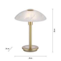 4026-60 ENOVA LAMPA STOŁOWA MATOWY MOSIĄDZ