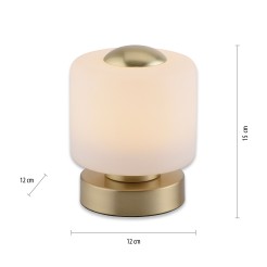 4037-60 BOTA LAMPA STOŁOWA MOSIĄDZ