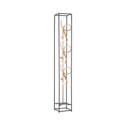 415-18 SELINA LAMPA PODŁOGOWA CZARNY/ZŁOTY
