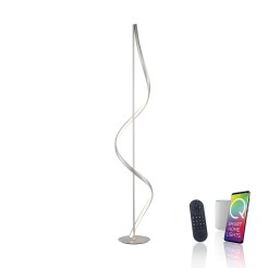 438-55 Q-SWING LAMPA PODŁOGOWA SREBRNY