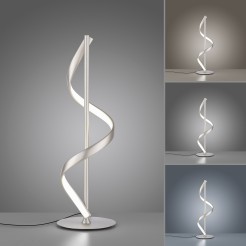 4385-55 Q-SWING LAMPA STOŁOWA SREBRNY