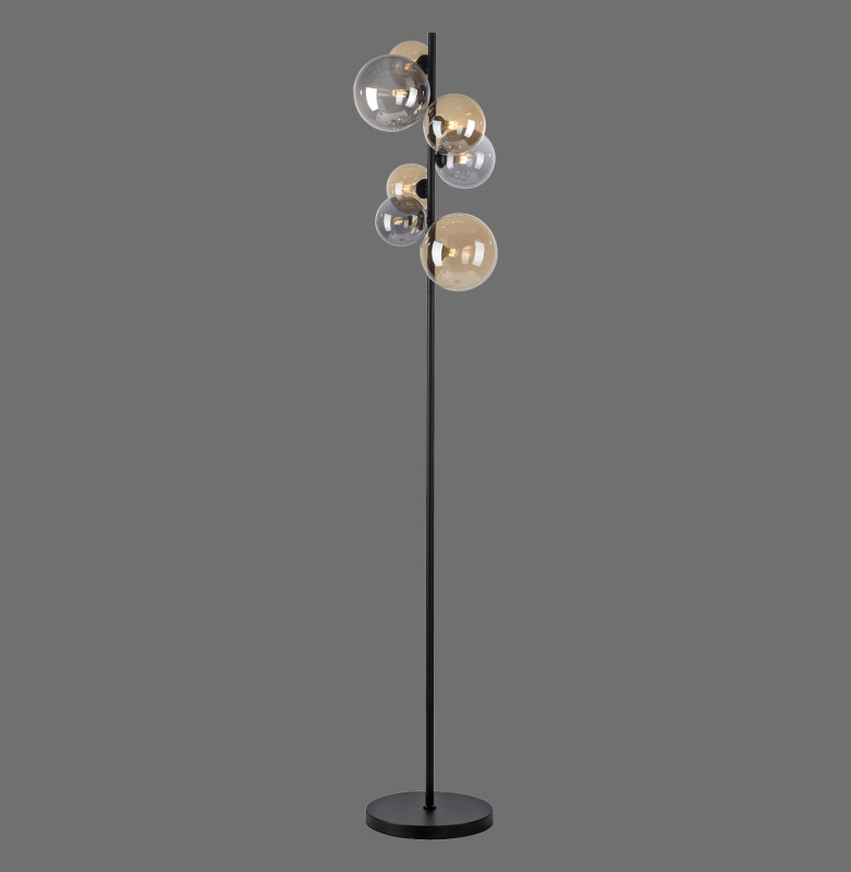 585-18 POPSICLE LAMPA PODŁOGOWA SMOKY/BURSZTYN
