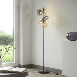 585-18 POPSICLE LAMPA PODŁOGOWA SMOKY/BURSZTYN
