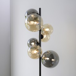 585-18 POPSICLE LAMPA PODŁOGOWA SMOKY/BURSZTYN