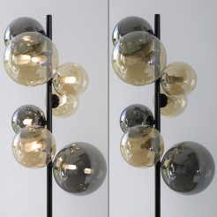585-18 POPSICLE LAMPA PODŁOGOWA SMOKY/BURSZTYN
