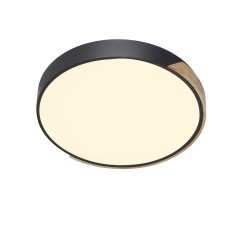 6071-18 Q-BILA LAMPA SUFITOWA CZARNY/DREWNO