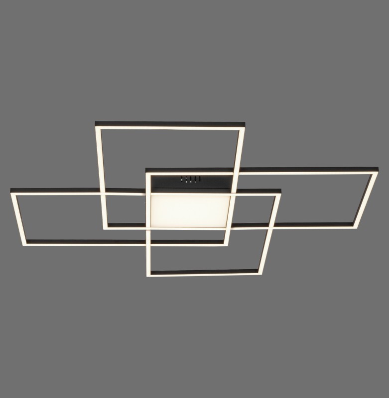 6073-18 Q-ASMIN LAMPA SUFITOWA CZARNY