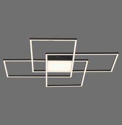6073-18 Q-ASMIN LAMPA SUFITOWA CZARNY