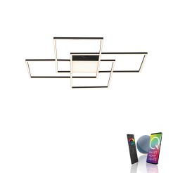 6073-18 Q-ASMIN LAMPA SUFITOWA CZARNY