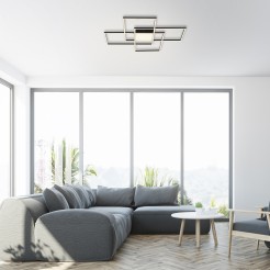 6073-18 Q-ASMIN LAMPA SUFITOWA CZARNY