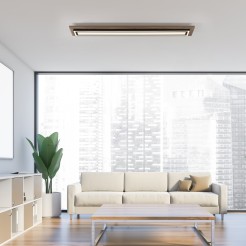 6142-79 PALMA LAMPA SUFITOWA DREWNO