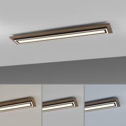 6142-79 PALMA LAMPA SUFITOWA DREWNO