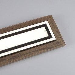6142-79 PALMA LAMPA SUFITOWA DREWNO